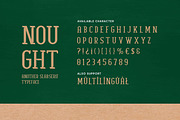 Nought - Another Slab Serif Typeface, a Slab Serif Font by Fype Co. (Thumbnail 6 of 6)