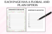 Medical Planner Organizer Journal, a Stationery Template by Pixels N Bows (Thumbnail 3 of 3)