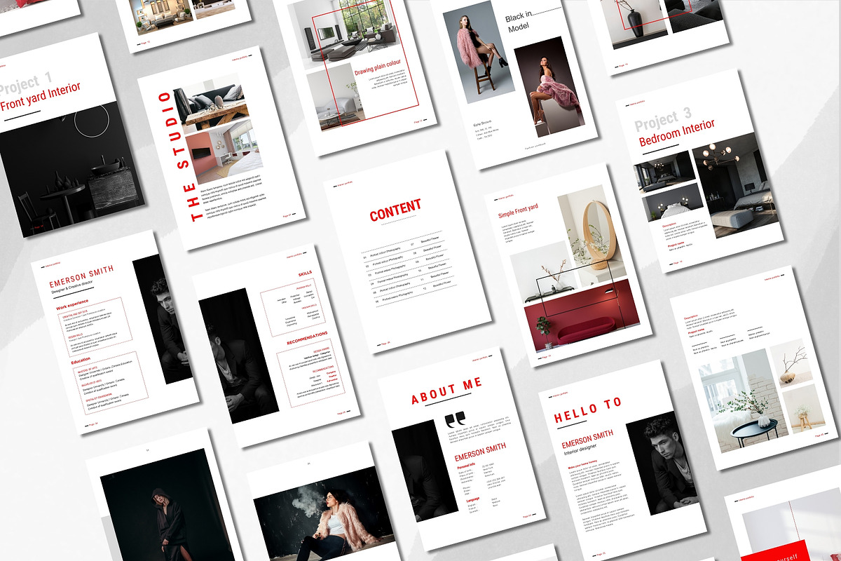 Portfolio Template | Canva, a Brochure Template by TheBrightGrap (Photo 8 of 10)
