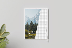 Minimalist Tablet Screen Mockup Psd