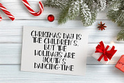 Ooblast Display Font Christmas, a Sans Serif Font by Maulana Creative (Thumbnail 5 of 7)