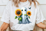 Cute Ghosts Clipart Bundle, an Illustration by Pixels.Craft (Thumbnail 5 of 7)
