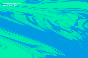 Aqua Waves Abstract Background, an Abstract Photo by Hamza067