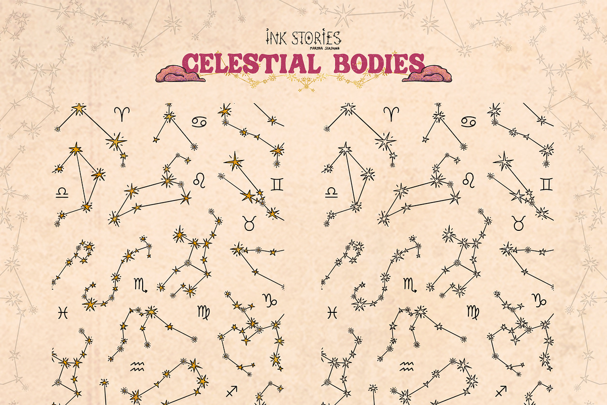 Celestial Bodies, an Object Illustration by Ink Stories (Photo 13 of 23)