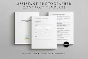 Second Shooter Contract Template
