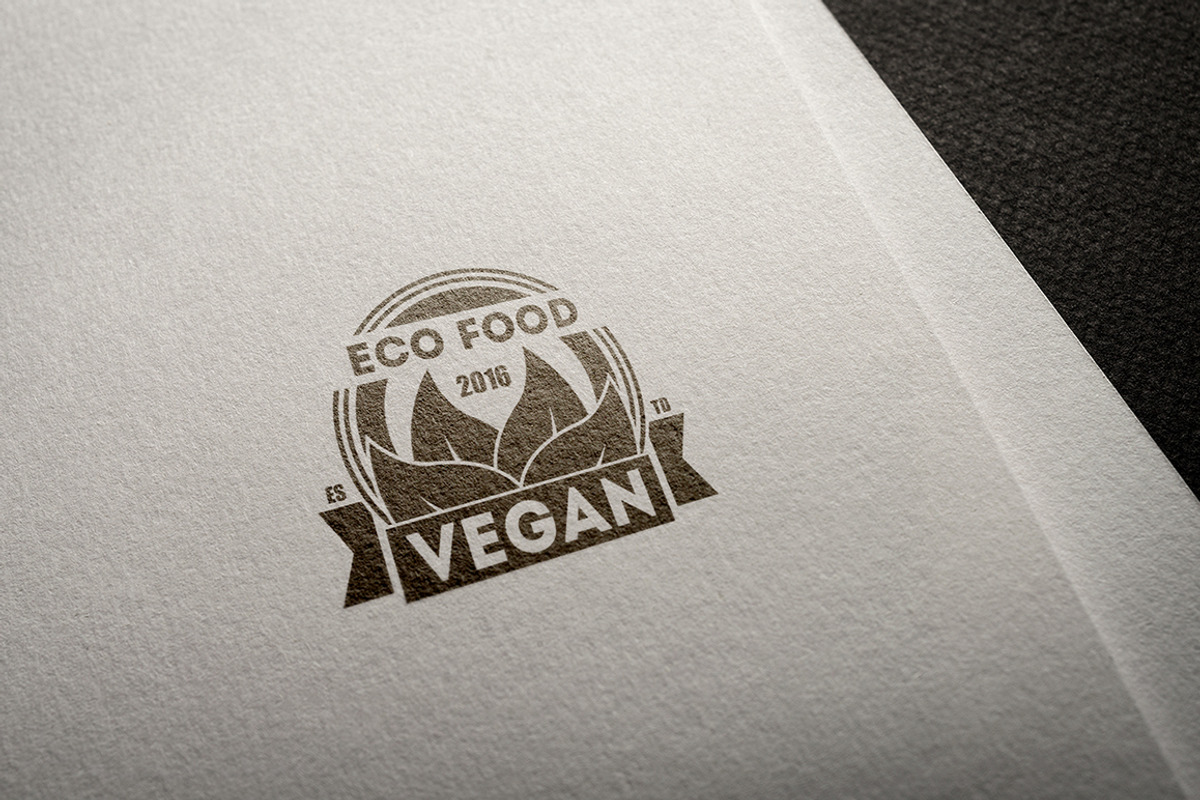 Vegan logo kit, a Branding & Logo Template by Alfazet Chronicles (Photo 6 of 13)