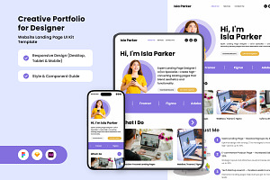 Stylish Portfolio Landing Page, a Landing Page Template by twinstd