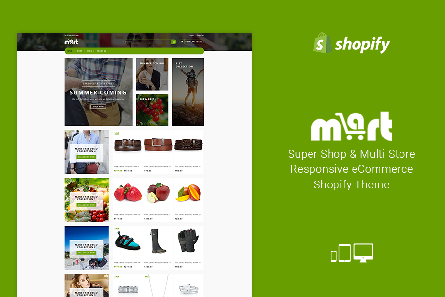 Mart eCommerce Shopify Theme, a Shopify Template by ThemeTidy Shopify ...