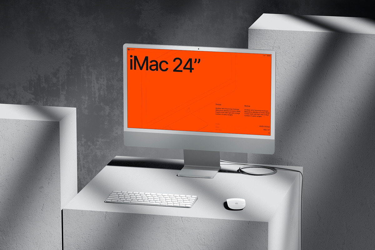 G-Mockups: iMac 24 Inch, a Mac Mockup by ls.graphics (Photo 4 of 9)