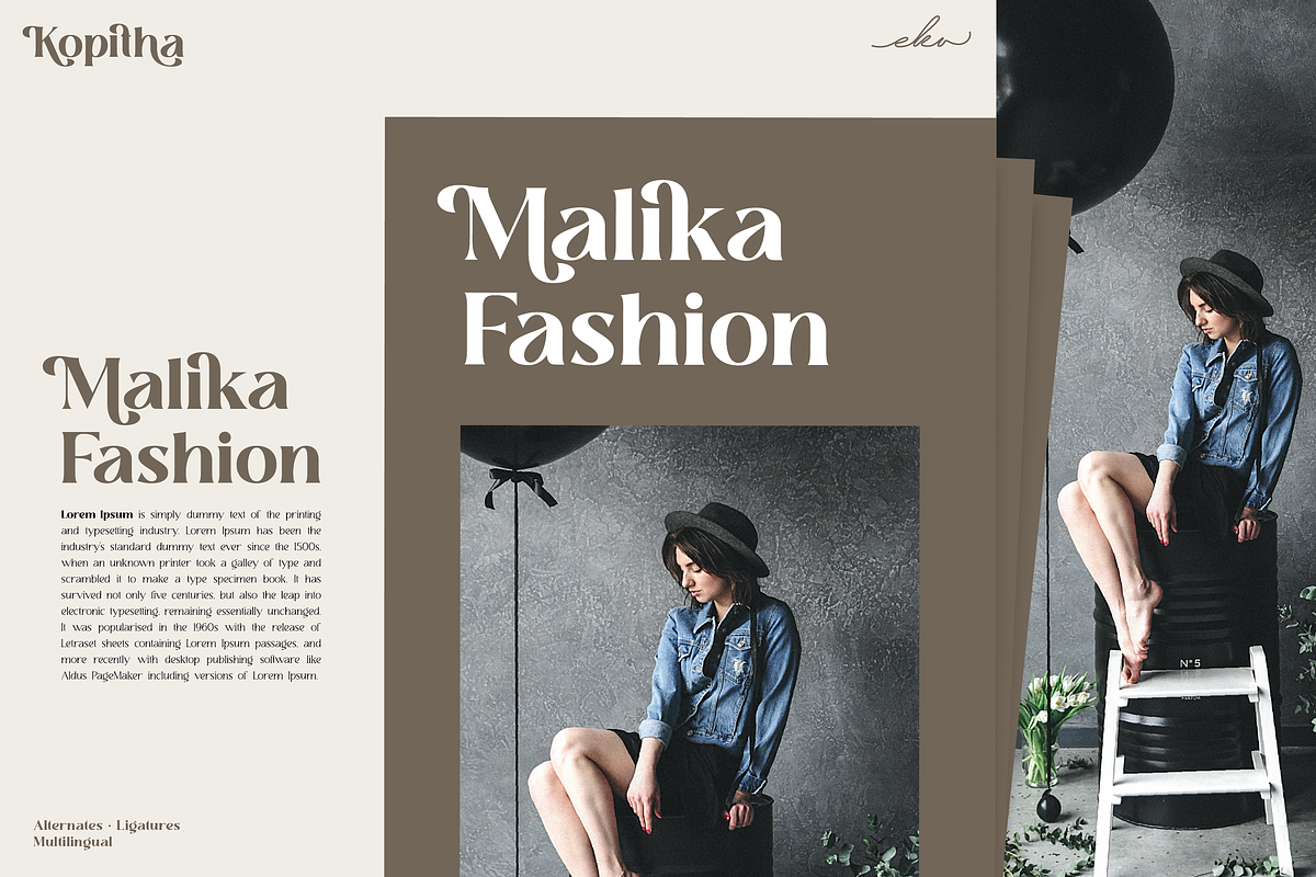 Kopitha - Modern Serif Font, a Serif Font by Ekahermawan (Photo 7 of 12)