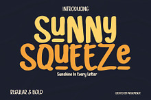 Sunny Squeeze – Cheerful Font