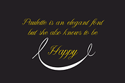 Paulette, script typeface, a Script Font by Rosario Nocera (Thumbnail 7 of 8)