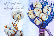 Lavender wedding watercolor clipart, an Illustration by AnastasiaWatercolor (Thumbnail 4 of 7)