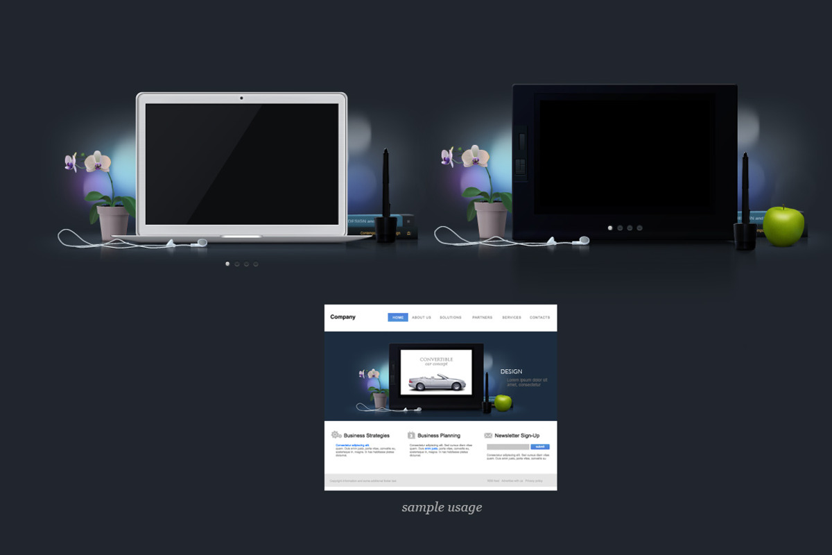 Designer's Portfolio Display Banner preview 2