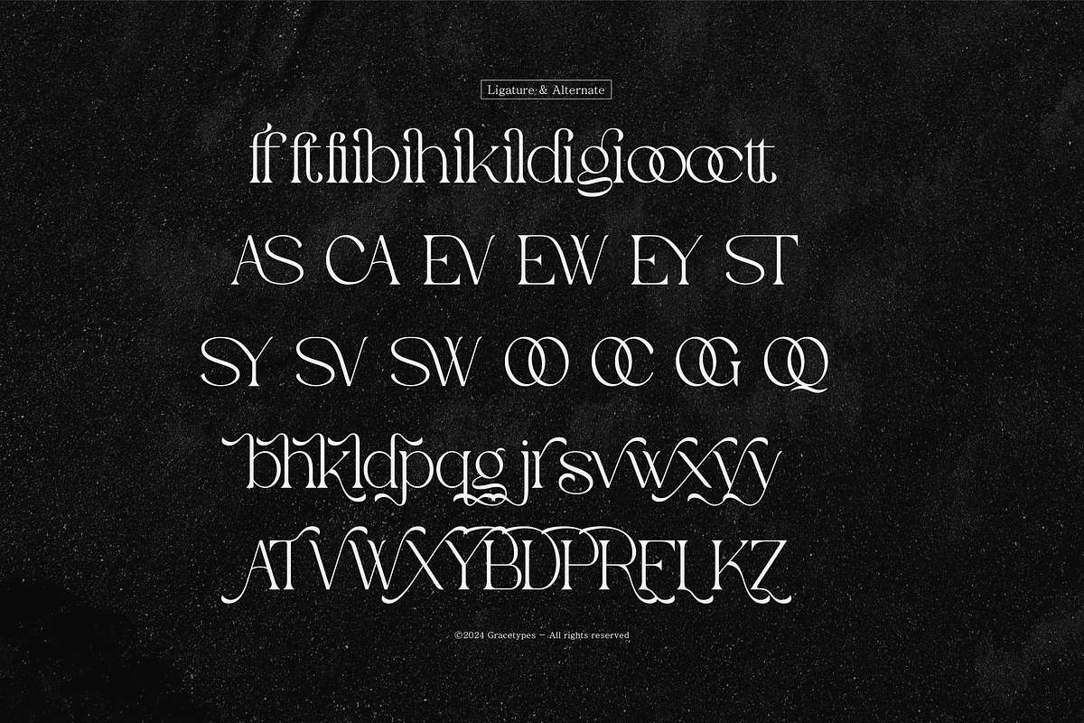 Evoxsy | Elegant Serif, a Serif Font by gracetype_studio (Photo 11 of 12)