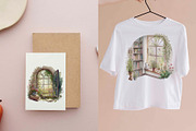 8 Watercolor Cozy Reading Nook Clipa, an Illustration by Jalina Clipart Studio (Thumbnail 4 of 5)