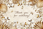 Bohemian garden hand drawn clipart, a Decorative Illustration by Navenzeles (Thumbnail 14 of 14)