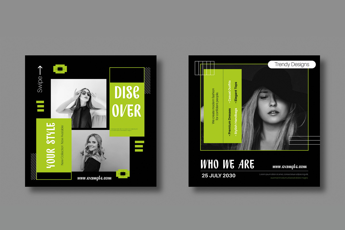 Fashion Sale Social Media Post, a Social Media Template by MightyDesign (Photo 3 of 8)