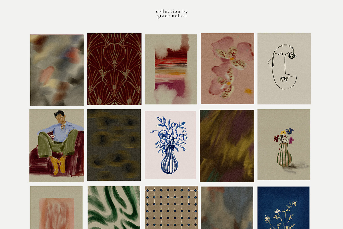Gallery background prints & posters, a Background Graphic by Grace Noboa Illustrations (Photo 17 of 22)