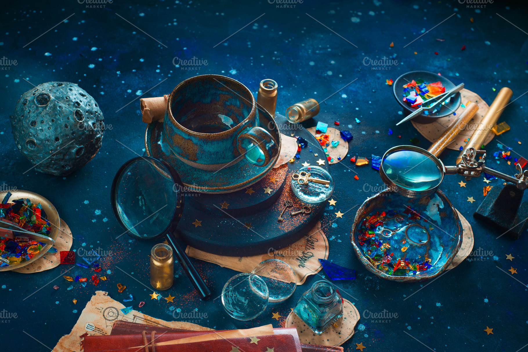 Astrology astronomy concept with me stock photo containing abstract and action, an Arts & Entertainment Photo by dinabelenko