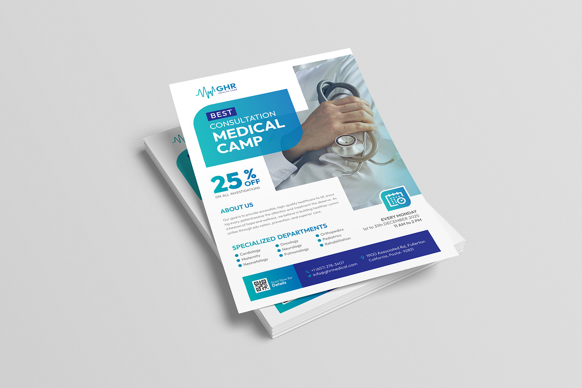 Medical Consultation Flyer Design preview 3