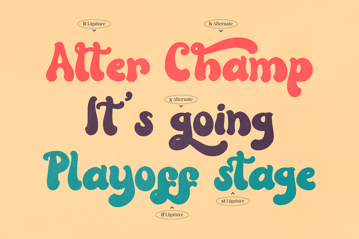Gragstop | Retro Display Font, a Font by Denustudios (Photo 5 of 15)