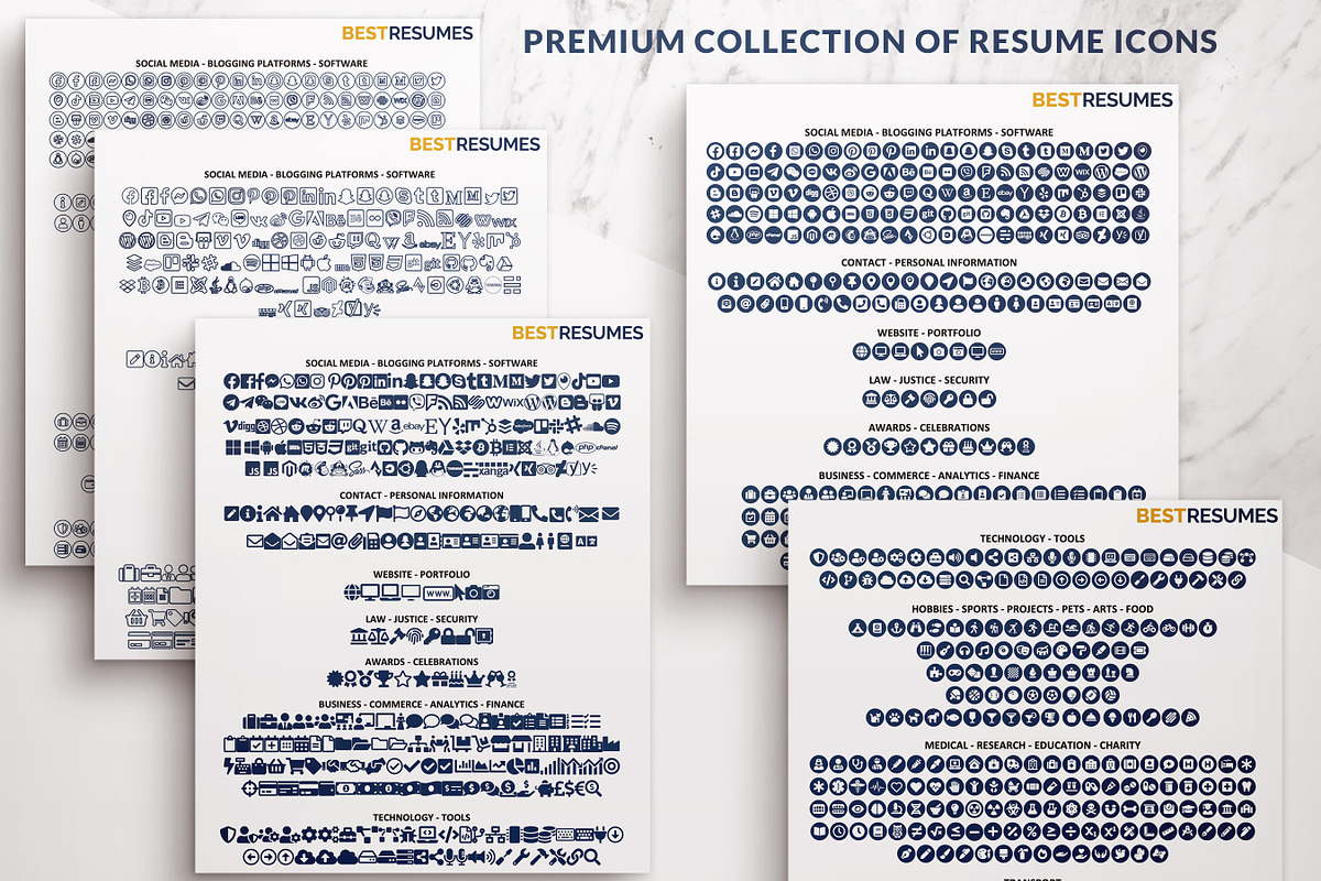Modern Executive Resume Template, a Resume Template by BestResumes.Co (Photo 8 of 9)