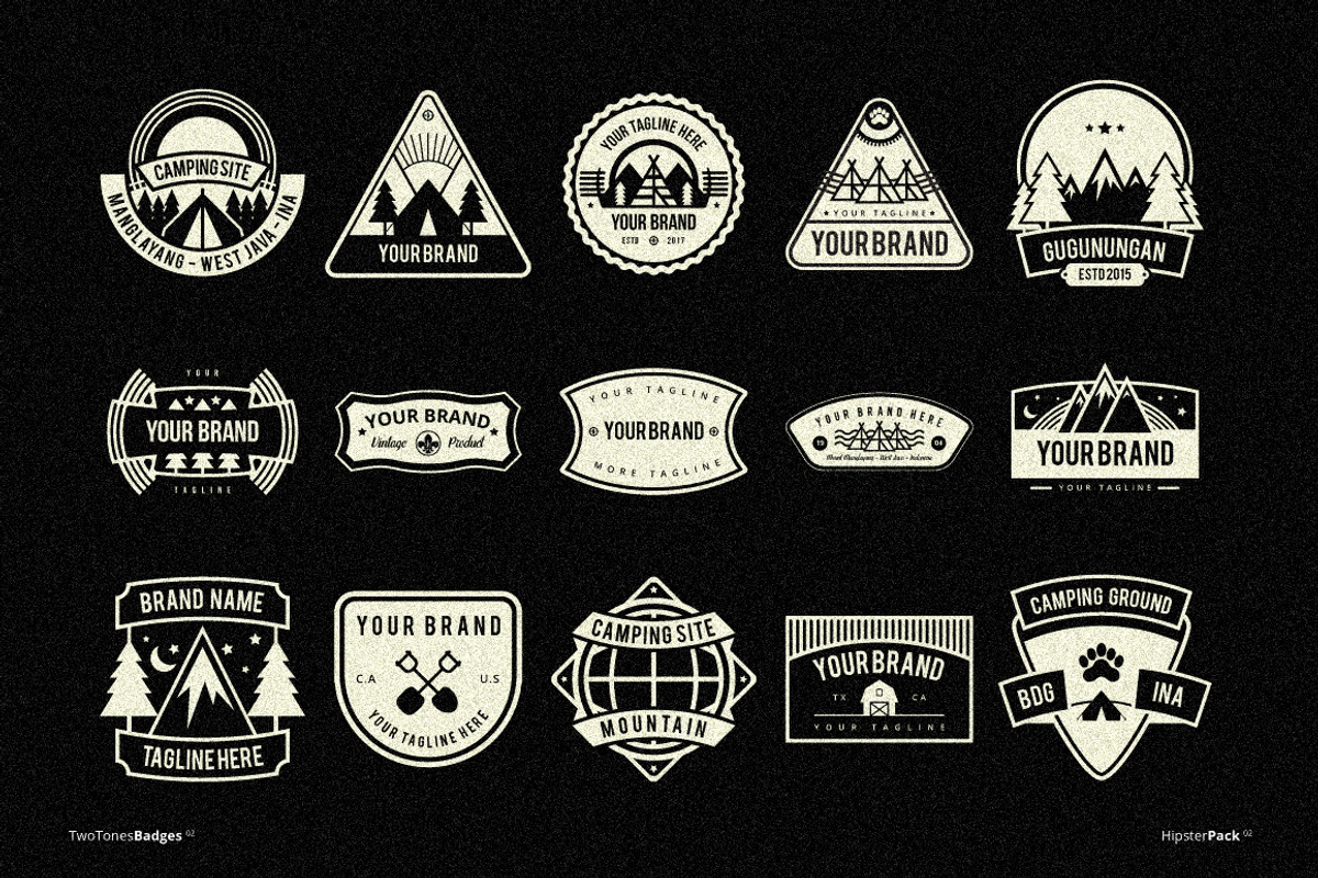 Hipster Pack 02, a Branding & Logo Template by Juru Rancang Graphic (Photo 5 of 7)