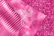 Luxury Hot Pink Textures, a Texture Graphic by Digital Curio (Thumbnail 7 of 9)