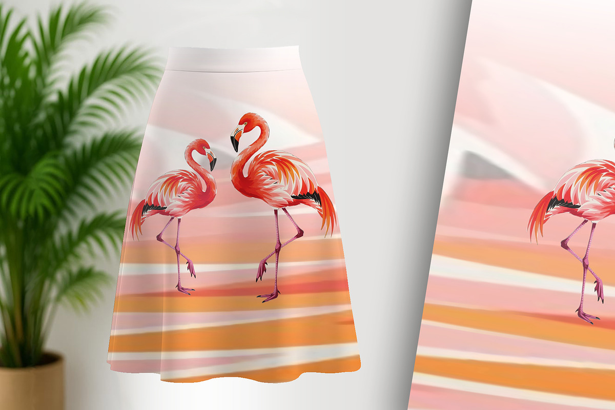 Flamingo Tango, an Animal Illustration by Sharon Schwalbe (Photo 5 of 7)