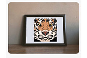 Premium Tiger Head, an Animal Illustration by bungamustia (Thumbnail 3 of 4)