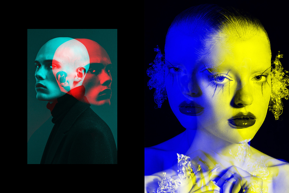Color Double Exposure Photo Effect, a Layer Style Add-On by Design Squad (Photo 2 of 9)