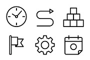 350 Project Management Icons, an Outline Icon by adenpinkstore (Thumbnail 6 of 14)