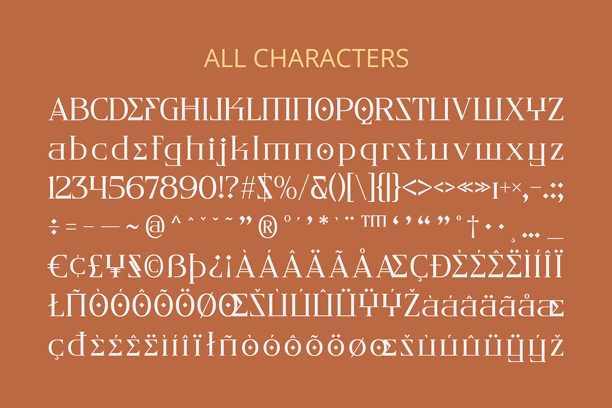 CS Elmore – Ancient Greek Font, a Serif Font by Craft Supply Co. (Photo 8 of 8)