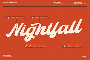 MN Highwall - Modern Script Retro