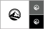 Circular Mountain Adventure Logo, a Branding & Logo Template by quadrazo (Thumbnail 1 of 2)