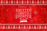 Knitted Santa Sweater, a Font by Beast Designer (Thumbnail 1 of 2)