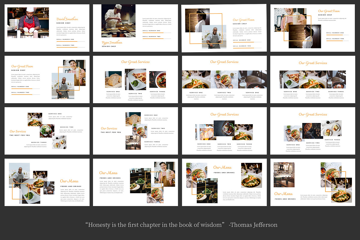 iFood - Food Powerpoint Template, a Presentation Template by desvibes (Photo 3 of 4)