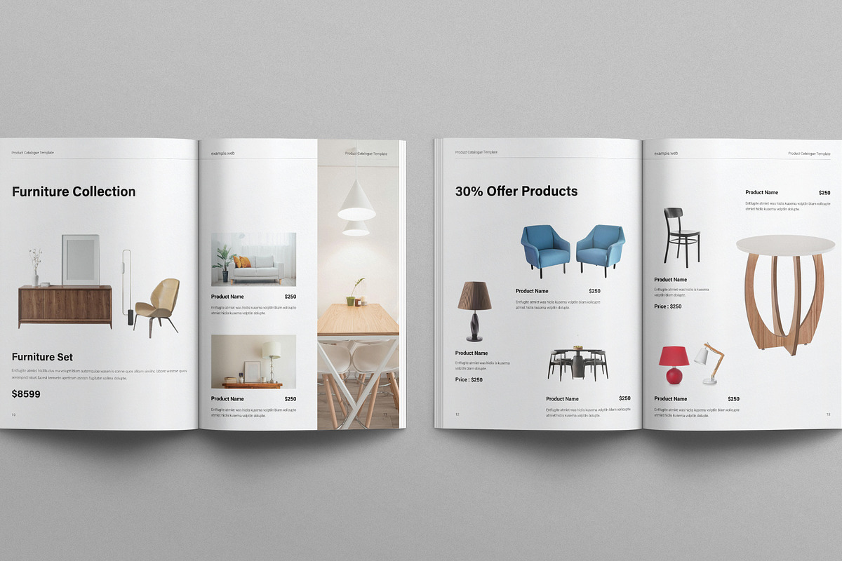 Product Catalog Template, a Brochure Template by E-Type (Photo 5 of 7)