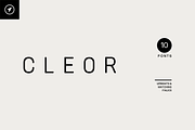 CLEOR - Unique Display Font Family, a Sans Serif Font by Designova® (Thumbnail 1 of 10)