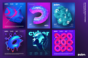 Pulse 287 PNG Elements + 30 Posters, an Object Graphic by Graphicdome (Thumbnail 27 of 27)