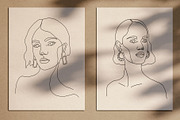 15 Minimalist Woman Line Art, a Decorative Illustration by Miracles Everywhere (Thumbnail 2 of 9)