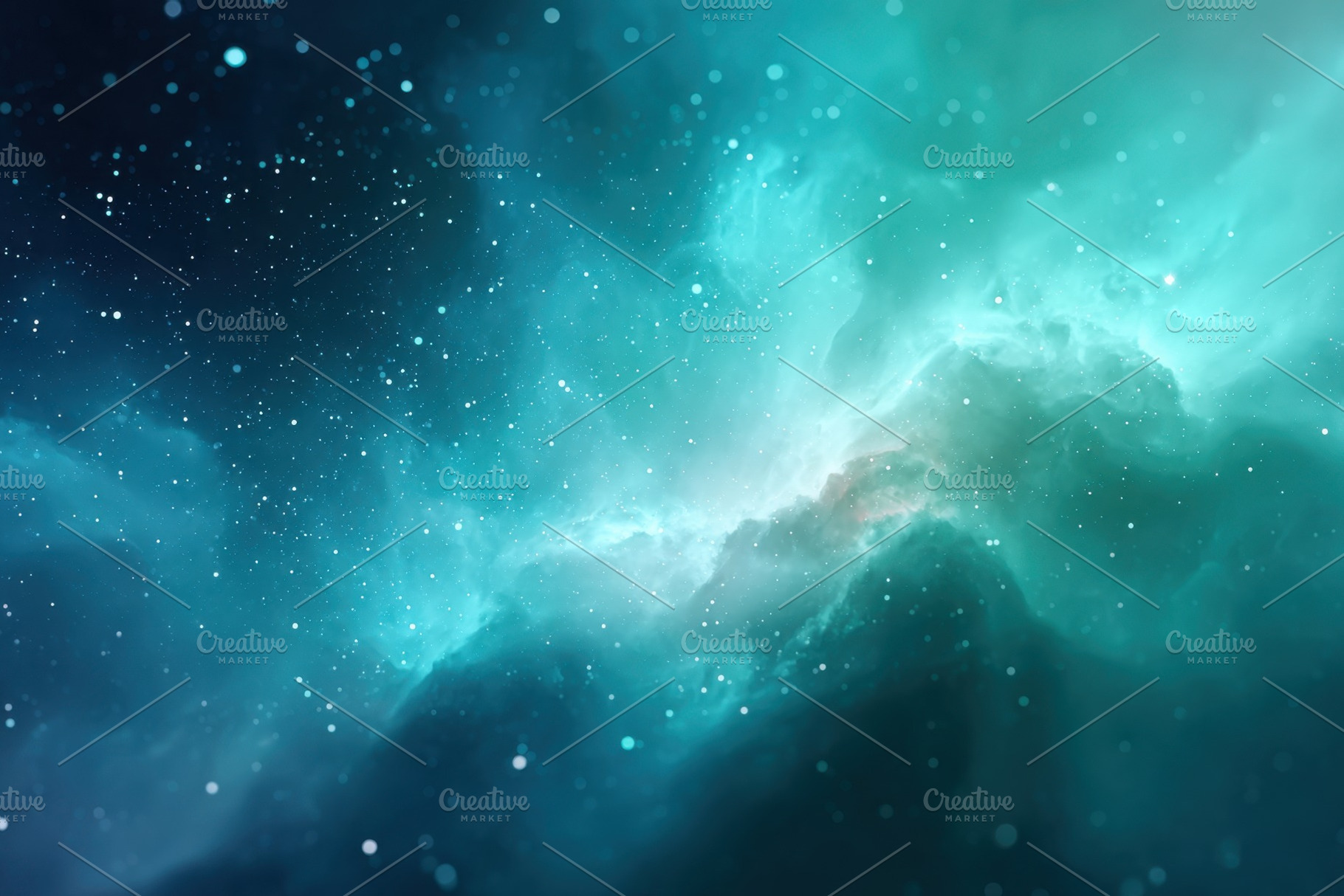 Vibrant cosmic scene with swirling colors and stars, a Background Photo by AlyaAnd