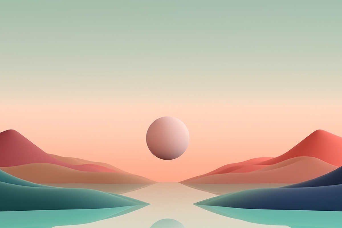 Minimalist landscape backgrounds, a Background Graphic by Handmadefont