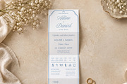Blue Wedding Invitation Suite, an Invitation Template by Arslan (Thumbnail 3 of 3)