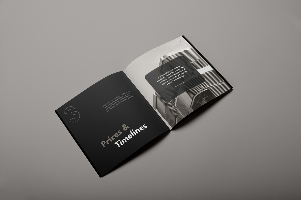 Corvus Lookbook Template, a Brochure Template by SlideStation (Photo 6 of 9)