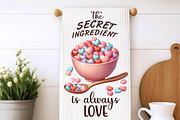 Valentine Hearts Kitchen Towel PNG, an Illustration by SinaCreation (Thumbnail 4 of 4)