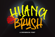 Hilang Brush, a Font by Vava Aryanto (Thumbnail 1 of 6)