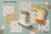 Hello autumn kids graphic collection, a Pattern Graphic by Cuteanny Design (Thumbnail 5 of 10)