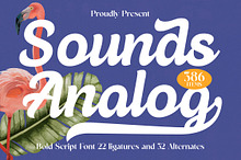 Sounds Analog Bold Retro Script